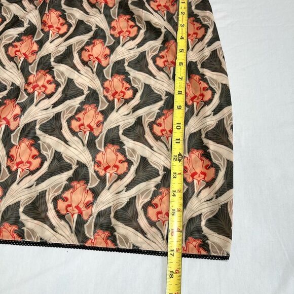 Miaou Moni Floral Mini Skirt Green New Size Medium - Picture 10 of 12